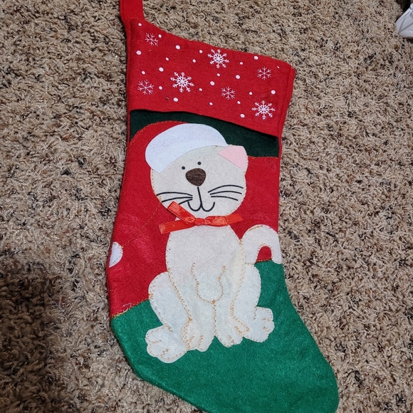 Cat Christmas Stocking - Picture 2 of 5